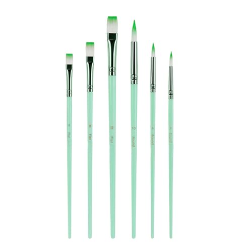6 PCs Aquarell Pinsel Pinsel Nylon Haartimer 6 PCs Aquarell Pinsel Pinsel Nylon Haartimer von NPXUAMTJ