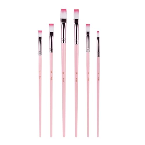 6 PCs Aquarell Pinsel Pinsel Nylon Haartimer 6 PCs Aquarell Pinsel Pinsel Nylon Haartimer von NPXUAMTJ