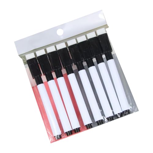 8 Farblöschbare Whiteboard Marker Mit Radiergummi 1 0 Mm Linie Breiter Magnetmarker Stift Für Whiteboards Flipchart Marker Office School Whiteboard Set von NPXUAMTJ