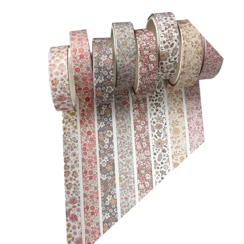 8pcs Ästhetisches Dekoratives Band 10 Mm Breites Kunstmaskelband Scrapbooking Dekorationsband Für Scrapbooking Journal Album Retro Klebeband von NPXUAMTJ