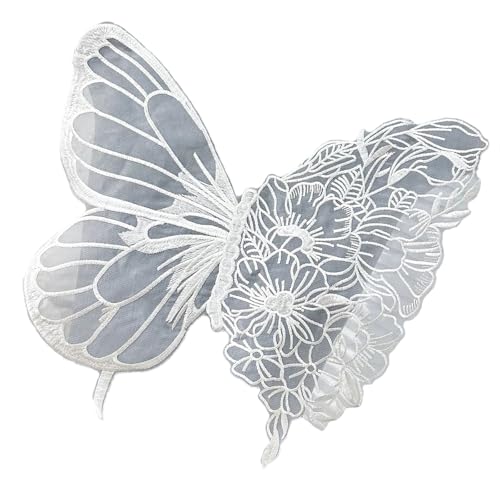 Bestickte Schmetterlings-Patches, schöne Netze, modische Kleidung für Bekleidungszubehör von NPXUAMTJ
