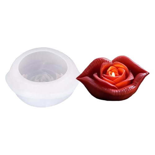 Blumen Kerzenformen Gussformen Rosenlippen Silikonform Epoxidharz Plastern Ornament Guss Rosen Lippen Kerzen Blüten Silikonformhandwerk Lieferungen Blumen Kerzenformen Gussformen Rosenlippen Silikonform Epoxidharz Plastern Ornament Guss Rosen Lippen Kerzen Blüten Silikonformhandwerk Lieferungen von NPXUAMTJ