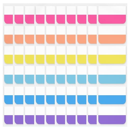 Bunte Registerkarten für Notizen, Haftstreifen, Indexe, Buch, beschreibbar und neu positionierbar, Seitenmarkierungen, Etiketten, transparent Bunte Registerkarten für Notizen, Haftstreifen, Indexe, Buch, beschreibbar und neu positionierbar, Seitenmarkierungen, Etiketten, transparent von NPXUAMTJ