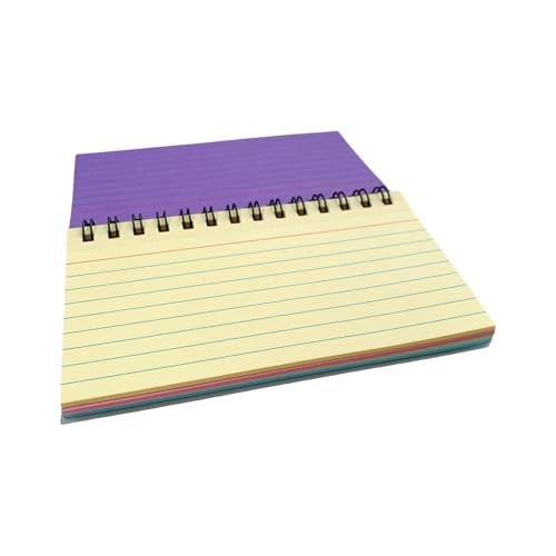 Buntes Twin Spulen Notizblock 4.9x2.9in 50 Blätter Gefüttertes Taschen Notizbuch Für Notizen & Skizzierende Seitenplaner Planer von NPXUAMTJ