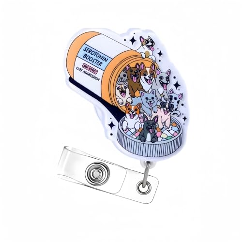 Cartoon Acryl Abzeichenhalter Einverrückter Mit Metallclip Für Krankenschwester Doctor Student Teacher Office School Tragbarer Clip Cartoon Acryl Abzeichenhalter Einverrückter Mit Metallclip Für Krankenschwester Doctor Student Teacher Office School Tragbarer Clip von NPXUAMTJ