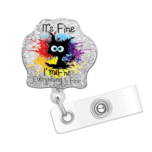 Cartoon Acryl Abzeichenhalter Einverrückter Mit Metallclip Für Krankenschwester Doctor Student Teacher Office School Tragbarer Clip Cartoon Acryl Abzeichenhalter Einverrückter Mit Metallclip Für Krankenschwester Doctor Student Teacher Office School Tragbarer Clip von NPXUAMTJ