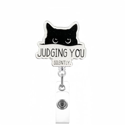 Cartoon Acryl Abzeichenhalter Einverrückter Mit Metallclip Für Krankenschwester Doctor Student Teacher Office School Tragbarer Clip von NPXUAMTJ