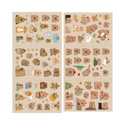 Cartoon Animal Sticker Wasserfestes Haustieraufkleber Für Scrapbook Journal Telefon Fall Gitarre Laptop Kinder Belohnung Kleber von NPXUAMTJ