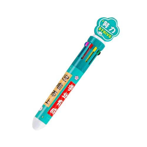 Cartoon-Stift für Farbkodierung, Schreiben, Zeichnen, Journaling, 10 Farb-in-1-Schreibstifte, mehrfarbiger Kugelschreiber, schnell trocknend Cartoon-Stift für Farbkodierung, Schreiben, Zeichnen, Journaling, 10 Farb-in-1-Schreibstifte, mehrfarbiger Kugelschreiber, schnell trocknend von NPXUAMTJ