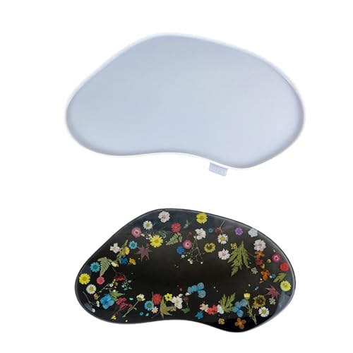 Flexible Harz-Tischformen, Epoxidharz-Formen, unregelmäßige Schneidebrett-Formen, Basteln, Silikonform, einzigartige Tischformen von NPXUAMTJ
