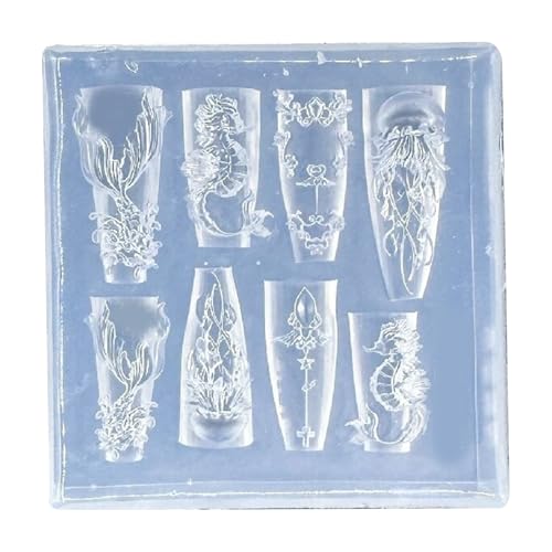 Flexible Nägel Kunst Silikonformen Erzeugen Blumenbogenknoten Zauber Für Professionelle Nägel Design Und Schmuckherstellung von NPXUAMTJ