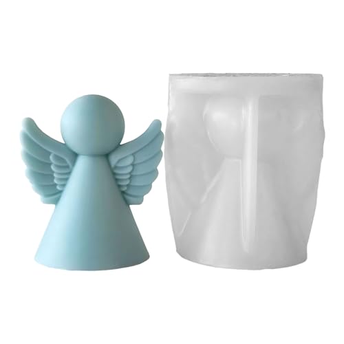 Flexible Silikon Crafting Form Detaillierte Engelsflügel Designs Für Duft Kerzenseife Machen Projekte Detaillierte Engelsfigurenform von NPXUAMTJ