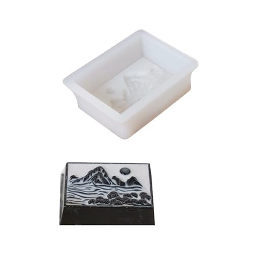 Fondant Schokoladenformen Landschaft Malmalerei Silikonformen Mousses Kuchen Dekoration Werkzeug Kerzenseife Seifenformen Leicht Zu Reinigen Fondant Schokoladenformen Landschaft Malmalerei Silikonformen Mousses Kuchen Dekoration Werkzeug Kerzenseife Seifenformen Leicht Zu Reinigen von NPXUAMTJ