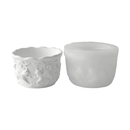 Haustiertiere Geprägte Silikonform Flexible Bastelwerkzeughandwerksformen Perfekt Für Harz Pflanzer Dekorative Projekte Zement Beton Pflanzgefäße Form Haustiertiere Geprägte Silikonform Flexible Bastelwerkzeughandwerksformen Perfekt Für Harz Pflanzer Dekorative Projekte Zement Beton Pflanzgefäße Form von NPXUAMTJ