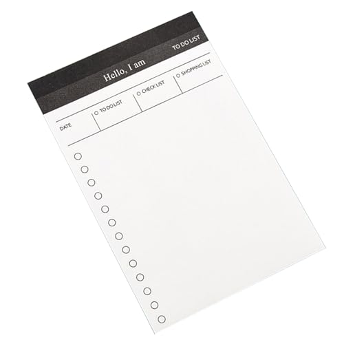 Kleine Notizbilder Daily Schedule Planer Kleines Notizbuch Tränenable 50 Blätter Unerlierter Taschenschriften Schreib Checkliste Notizbilder Professioneller Arbeitsplaner Planer von NPXUAMTJ