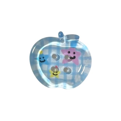 Knöpfe in Obstform, 20 mm, Acryl-Knöpfe, 4 Löcher, Nähknöpfe, für Kleidung, Nähen, Basteln, Stricken, Dekoration, 10 Stück Knöpfe in Obstform, 20 mm, Acryl-Knöpfe, 4 Löcher, Nähknöpfe, für Kleidung, Nähen, Basteln, Stricken, Dekoration, 10 Stück von NPXUAMTJ