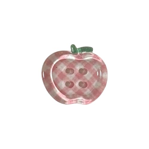 Knöpfe in Obstform, 20 mm, Acryl-Knöpfe, 4 Löcher, Nähknöpfe, für Kleidung, Nähen, Basteln, Stricken, Dekoration, 10 Stück Knöpfe in Obstform, 20 mm, Acryl-Knöpfe, 4 Löcher, Nähknöpfe, für Kleidung, Nähen, Basteln, Stricken, Dekoration, 10 Stück von NPXUAMTJ