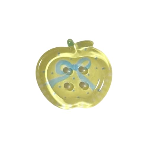 Knöpfe in Obstform, 20 mm, Acryl-Knöpfe, 4 Löcher, Nähknöpfe, für Kleidung, Nähen, Basteln, Stricken, Dekoration, 10 Stück Knöpfe in Obstform, 20 mm, Acryl-Knöpfe, 4 Löcher, Nähknöpfe, für Kleidung, Nähen, Basteln, Stricken, Dekoration, 10 Stück von NPXUAMTJ