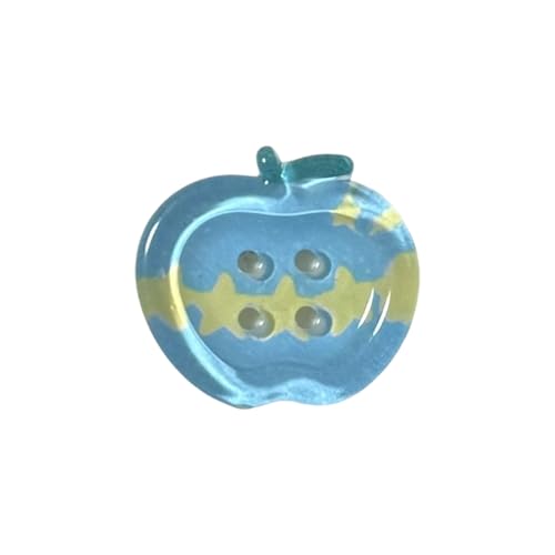 Knöpfe in Obstform, 20 mm, Acryl-Knöpfe, 4 Löcher, Nähknöpfe, für Kleidung, Nähen, Basteln, Stricken, Dekoration, 10 Stück Knöpfe in Obstform, 20 mm, Acryl-Knöpfe, 4 Löcher, Nähknöpfe, für Kleidung, Nähen, Basteln, Stricken, Dekoration, 10 Stück von NPXUAMTJ