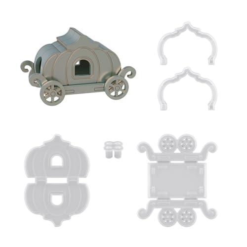 Kürbiswagen Silikonform Für Professionelles Handwerk Und Saisonale Dekorative Designs Austauschbare Silikonhandwerksform von NPXUAMTJ