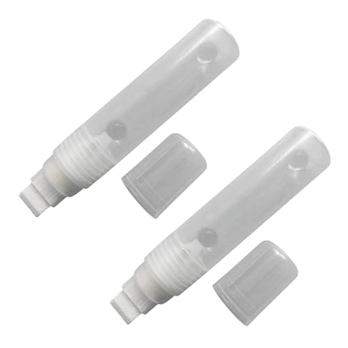 Leerer Farbstift, nachfüllbar, leere Marker, flache oder runde Spitze, leerer Stift zum Malen auf Holz, Stoff, Leinwand, Wand, Glas, breite Spitze, Marker, 2 Stück Leerer Farbstift, nachfüllbar, leere Marker, flache oder runde Spitze, leerer Stift zum Malen auf Holz, Stoff, Leinwand, Wand, Glas, breite Spitze, Marker, 2 Stück von NPXUAMTJ