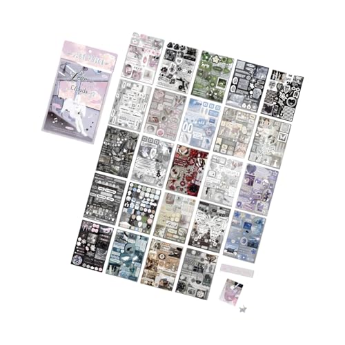 Mehrfarbiger Vorgegebener Scrapbooking Aufkleber Freundliches Haustier Mit Glitzernden Sand Visual Effekten K Stil Flüssigkeit Glitter Scrapbook Sticker von NPXUAMTJ