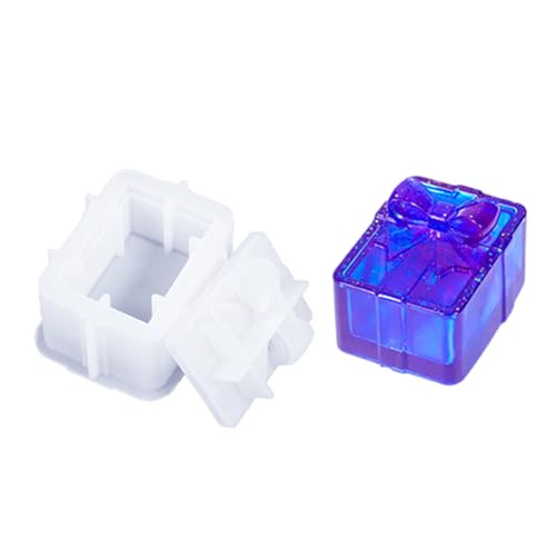Mehrzweck-Silikonbox, groß, Schmuck-Aufbewahrungsbehälter mit Deckel, Epoxidharz, Glasform von NPXUAMTJ