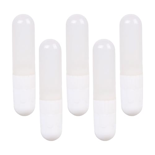 Mehrzweckfillbare 8 Mm Marker Flasche Set 5pcs Polyesterspitze Rückwärtsschraube Clear Clear Body Crafting Nachfüllbare Marker Flasche von NPXUAMTJ
