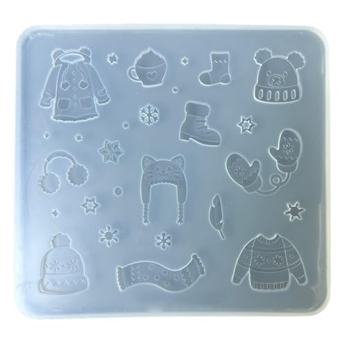 Multifauntales Silikon Backformen Winterkleidung Form Küche Werkzeug Silikon Süßigkeiten Form Multifauntales Silikon Backformen Winterkleidung Form Küche Werkzeug Silikon Süßigkeiten Form von NPXUAMTJ