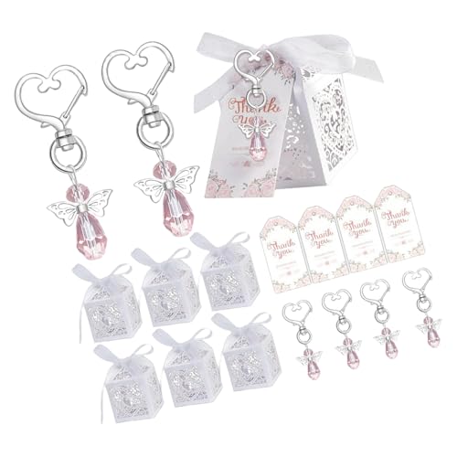 NPXUAMTJ 24-teiliges Schlüsselanhänger Set Hochzeit Kommunion Konfirmation Geschenk Herzform Schmetterling Schlüsselhalter Für Kreative Projekte NPXUAMTJ 24-teiliges Schlüsselanhänger Set Hochzeit Kommunion Konfirmation Geschenk Herzform Schmetterling Schlüsselhalter Für Kreative Projekte von NPXUAMTJ