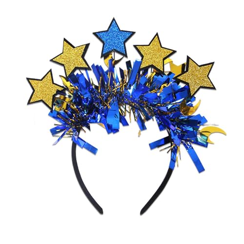 NPXUAMTJ Bequemes Eid-Feier-Stirnband mit Halbmonden und Stern-Designs, tragbares Accessoire für jedes Alter, Freizeitkleidung von NPXUAMTJ