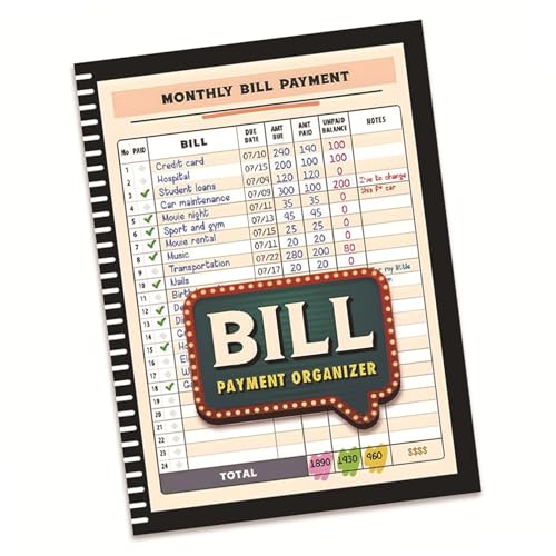 NPXUAMTJ Family Finance Journal Rechnungszahlung Checkliste Notizbuch für Schuldenverfolgung und Budgetierung einfach NPXUAMTJ Family Finance Journal Rechnungszahlung Checkliste Notizbuch für Schuldenverfolgung und Budgetierung einfach von NPXUAMTJ