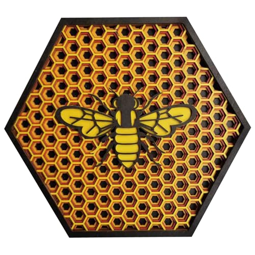 NPXUAMTJ Holzbienenen-Festivalschild, Bienen-Ornamente, Frühlingsdekorationen, Tier-Embleme, Tischkarte, mehrschichtige Holzdekorationen für Partys NPXUAMTJ Holzbienenen-Festivalschild, Bienen-Ornamente, Frühlingsdekorationen, Tier-Embleme, Tischkarte, mehrschichtige Holzdekorationen für Partys von NPXUAMTJ