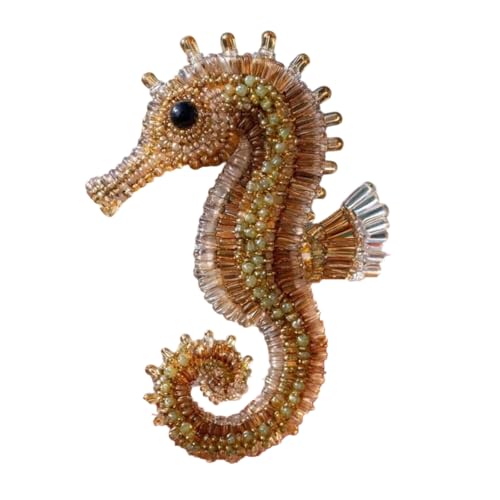 NPXUAMTJ Marine Creature Perlen Stickerei Set Sea Anly Beading Project Mit Anweisung Für Anfänger Erwachsene Stickerei Nähen Perlen Tierhandwerk Für Anfänger von NPXUAMTJ