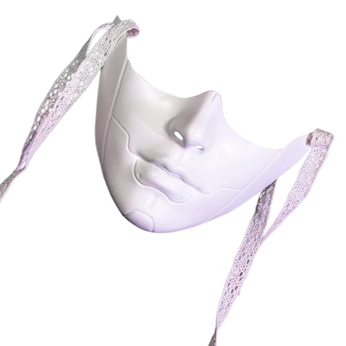 NPXUAMTJ Maskerade-Dekoration, halbes Gesicht, Halloween, Cosplay, für Damen und Herren, Rollenspiele, Themenpartys, Fotografie NPXUAMTJ Maskerade-Dekoration, halbes Gesicht, Halloween, Cosplay, für Damen und Herren, Rollenspiele, Themenpartys, Fotografie von NPXUAMTJ