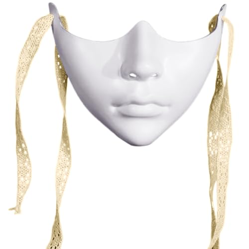 NPXUAMTJ Maskerade-Dekoration, halbes Gesicht, Halloween, Cosplay, für Damen und Herren, Rollenspiele, Themenpartys, Fotografie NPXUAMTJ Maskerade-Dekoration, halbes Gesicht, Halloween, Cosplay, für Damen und Herren, Rollenspiele, Themenpartys, Fotografie von NPXUAMTJ