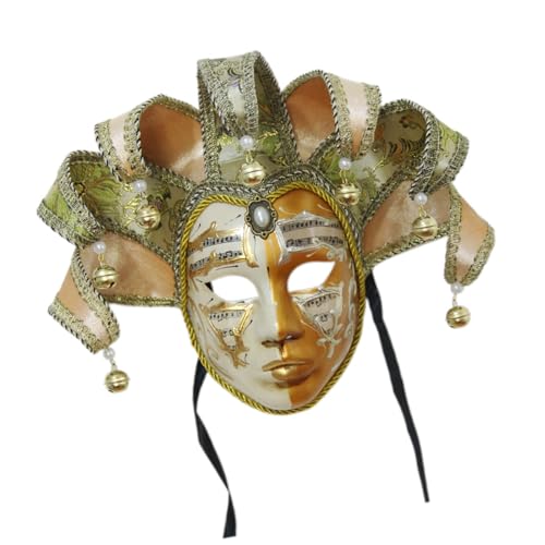 NPXUAMTJ Maskerade Gesicht Halloween Cosplay Kostüm Zubehör für Männer Frauen Karneval Party von NPXUAMTJ