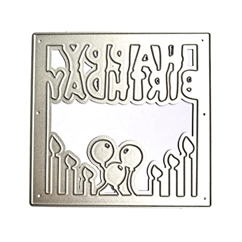 NPXUAMTJ Metall-Stanzformen "Happy Birthday" für Sammelalben, Papierkarten, geprägte dekorative Kunst NPXUAMTJ Metall-Stanzformen "Happy Birthday" für Sammelalben, Papierkarten, geprägte dekorative Kunst von NPXUAMTJ