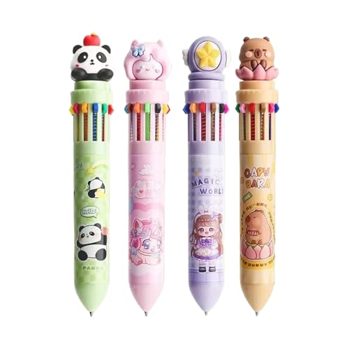 NPXUAMTJ Set Von 4 Einziehbaren Kugelschreiber Stiften Set 0 5 Mm Mehrfarbige Kugelschreiber Für Effizientes Schreiben In Office School Retractable Stift NPXUAMTJ Set Von 4 Einziehbaren Kugelschreiber Stiften Set 0 5 Mm Mehrfarbige Kugelschreiber Für Effizientes Schreiben In Office School Retractable Stift von NPXUAMTJ