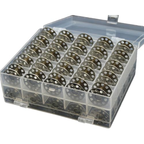 NPXUAMTJ Smooth Running Alloy Round Spulen Für Nähmaschinen Korrosionsbeständige Konstruktionen Corrosions Resistente Spulenzubehör von NPXUAMTJ