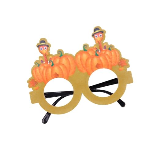 NPXUAMTJ Thanksgiving Brille Party Dekoration Für Festival Family Reunion School Feier Foto Dekorative Rahmen Truthahn von NPXUAMTJ