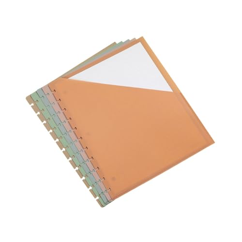 Ordner-Trennblätter mit 11 Löchern, gelocht, mit Tasche, 24,1 x 29,8 cm, 3 Löcher, Notizbuch, Nachfüllpapier, glattes Schreiben, 5 Stück Ordner-Trennblätter mit 11 Löchern, gelocht, mit Tasche, 24,1 x 29,8 cm, 3 Löcher, Notizbuch, Nachfüllpapier, glattes Schreiben, 5 Stück von NPXUAMTJ