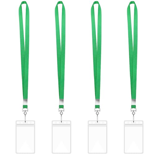 Packung 4pcs Lanyards Für Hals Mit 4 Abzeichenkartenhalter Vertikaler Kartenausweishalter Klarer Name Und Lanyard School Packung 4pcs Lanyards Für Hals Mit 4 Abzeichenkartenhalter Vertikaler Kartenausweishalter Klarer Name Und Lanyard School von NPXUAMTJ