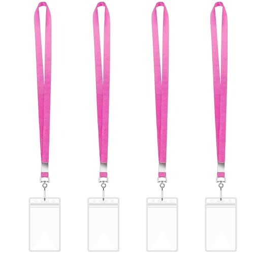 Packung 4pcs Lanyards Für Hals Mit 4 Abzeichenkartenhalter Vertikaler Kartenausweishalter Klarer Name Und Lanyard School Packung 4pcs Lanyards Für Hals Mit 4 Abzeichenkartenhalter Vertikaler Kartenausweishalter Klarer Name Und Lanyard School von NPXUAMTJ