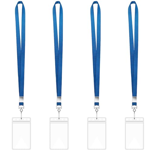 Packung 4pcs Lanyards Für Hals Mit 4 Abzeichenkartenhalter Vertikaler Kartenausweishalter Klarer Name Und Lanyard School Packung 4pcs Lanyards Für Hals Mit 4 Abzeichenkartenhalter Vertikaler Kartenausweishalter Klarer Name Und Lanyard School von NPXUAMTJ