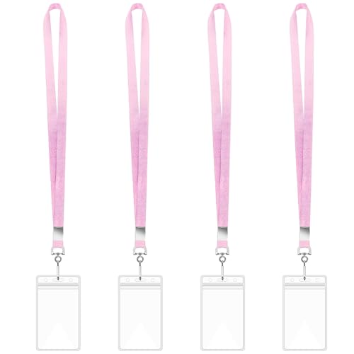 Packung 4pcs Lanyards Für Hals Mit 4 Abzeichenkartenhalter Vertikaler Kartenausweishalter Klarer Name Und Lanyard School Packung 4pcs Lanyards Für Hals Mit 4 Abzeichenkartenhalter Vertikaler Kartenausweishalter Klarer Name Und Lanyard School von NPXUAMTJ