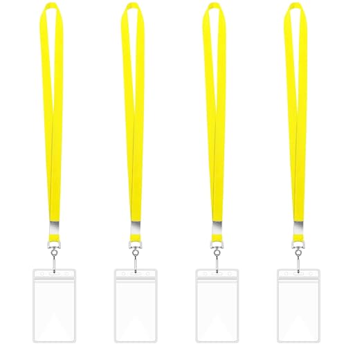 Packung 4pcs Lanyards Für Hals Mit 4 Abzeichenkartenhalter Vertikaler Kartenausweishalter Klarer Name Und Lanyard School Packung 4pcs Lanyards Für Hals Mit 4 Abzeichenkartenhalter Vertikaler Kartenausweishalter Klarer Name Und Lanyard School von NPXUAMTJ