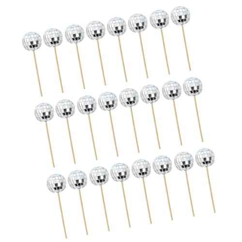 Packung Von 24 Cupcake Toppers Einfach Zu Verwenden Reflektierende Kugel Kuchen Picks Geburtstagsfeier Liefert Stilvolle Kuchenverzierungen Packung Von 24 Cupcake Toppers Einfach Zu Verwenden Reflektierende Kugel Kuchen Picks Geburtstagsfeier Liefert Stilvolle Kuchenverzierungen von NPXUAMTJ