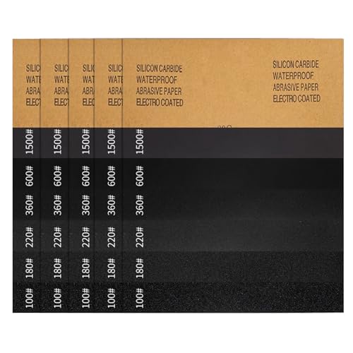 Premium 60-2000 Körnchen Schleifpapier 30pcs Multi Oberflächen Schleifblätter Für Metallholzstein Nässe/trockenes Polieren Von Siliziumkarbid Sandpapier von NPXUAMTJ