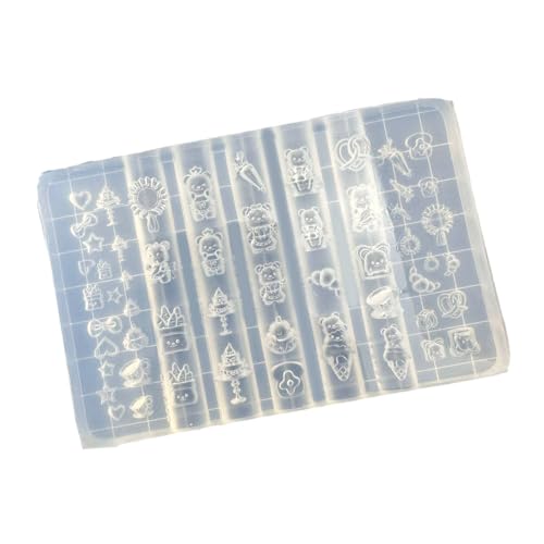 Professionelle Kunst Silikonform Dessert Bären Thema Dekorative Maniküre Werkzeuge Für Verschiedene Typen Süßbärne Bowknot Perlen Kettennagelkunstform Professionelle Kunst Silikonform Dessert Bären Thema Dekorative Maniküre Werkzeuge Für Verschiedene Typen Süßbärne Bowknot Perlen Kettennagelkunstform von NPXUAMTJ